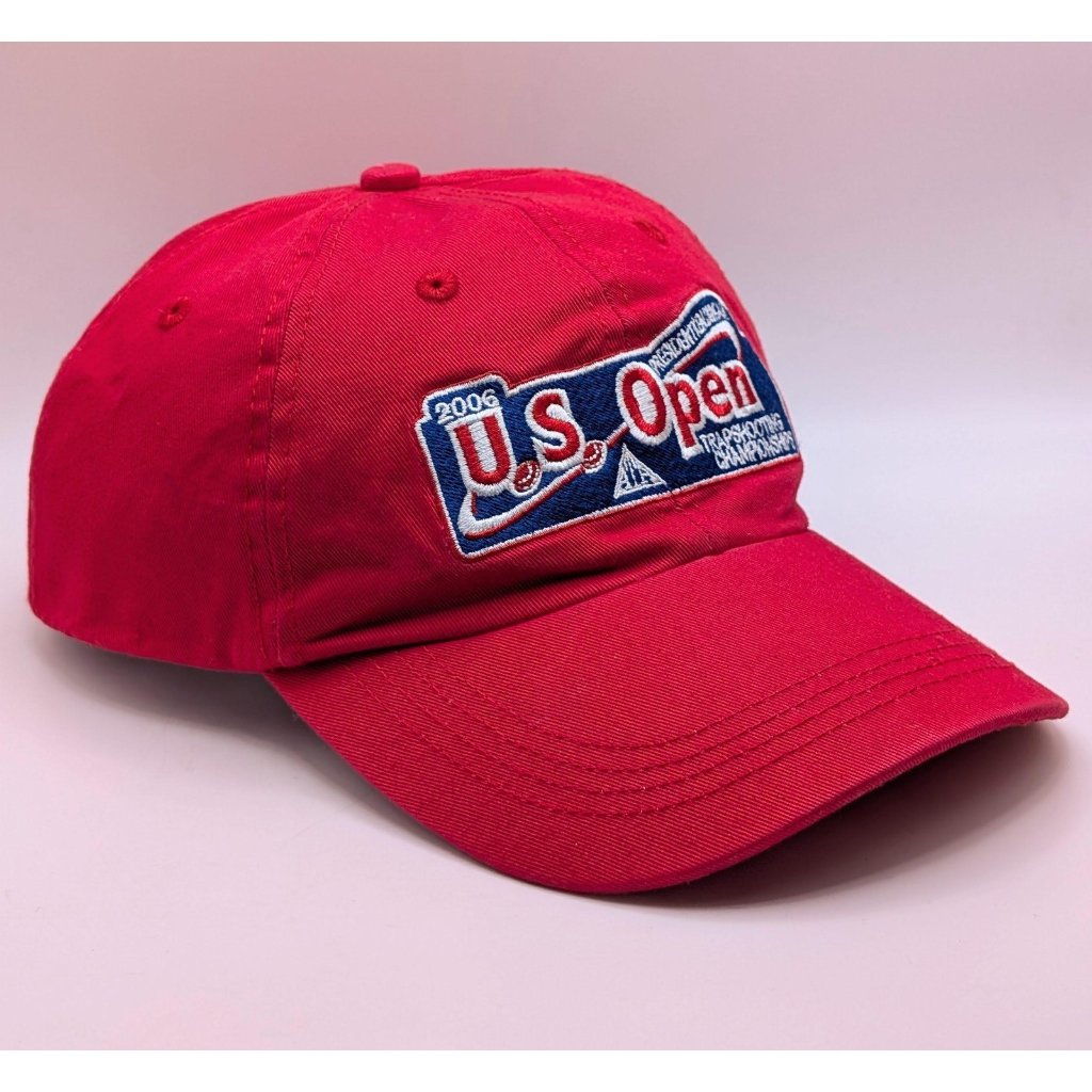 2006 Us Open Trapshooting Championship Strap Back Hat Cap Adjustable Red Y2k